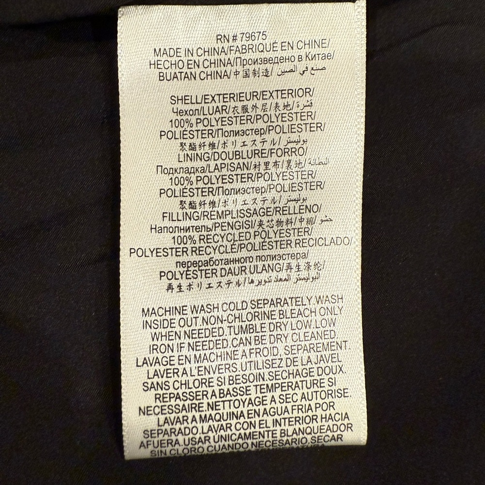 BCBGMaxAzria Women's Coat Black Quilted Double-Breasted Puffer - Picture 11 of 14